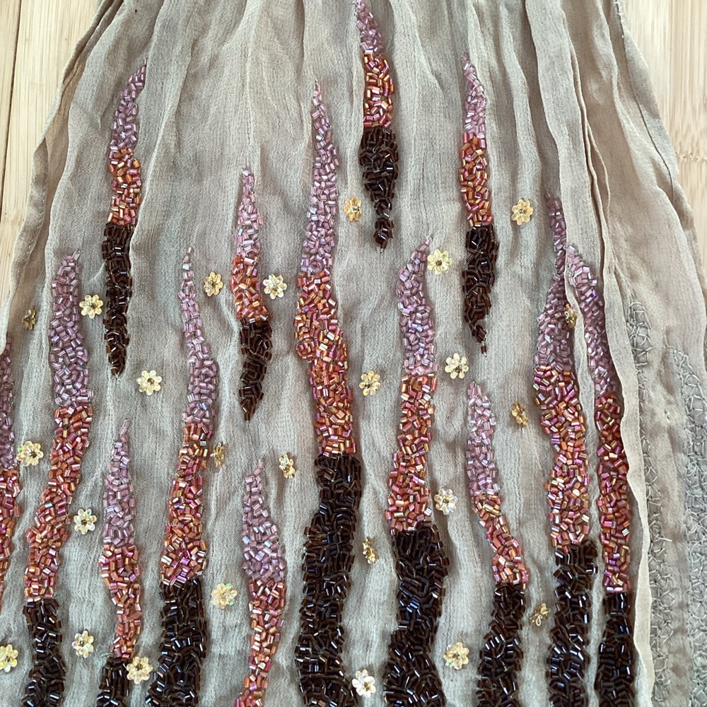April Cornell Tan Scarf